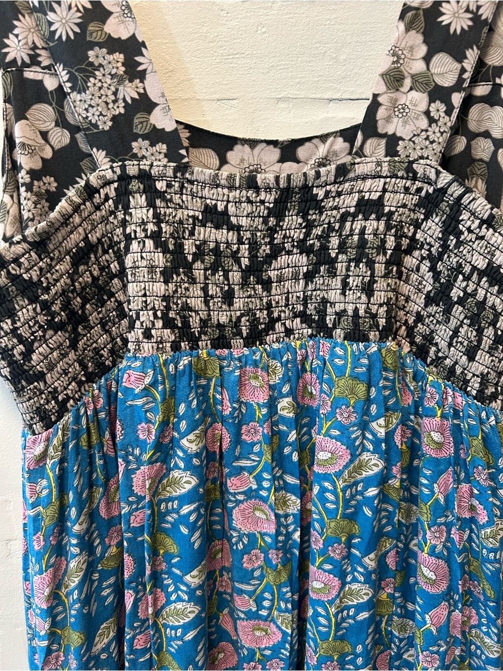 Natural Life Tricia Side Slit Floral Print Maxi Dress Size XL Farmhouse Chic - Picture 6 of 8